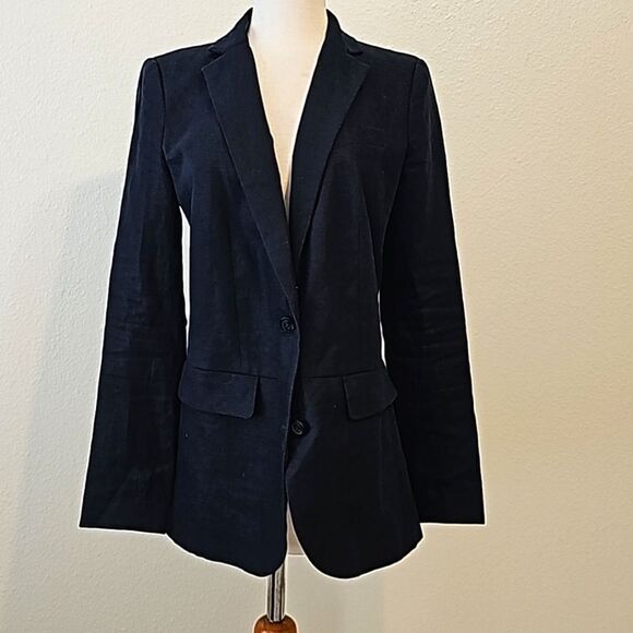 MICHAEL KORS LINEN BLAZER 4 - Picture 1 of 14